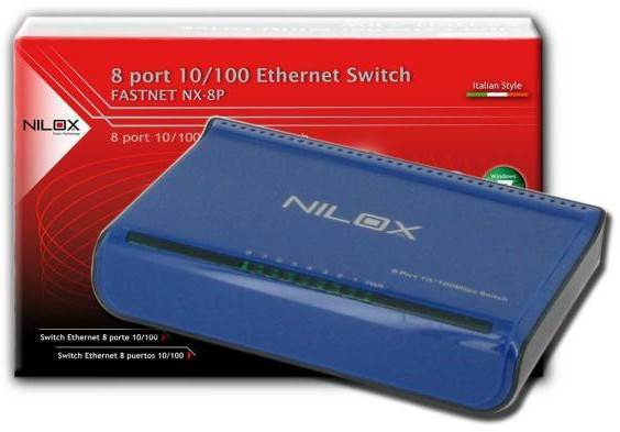 Nilox 16NX040801002 network switch Blue – image 3