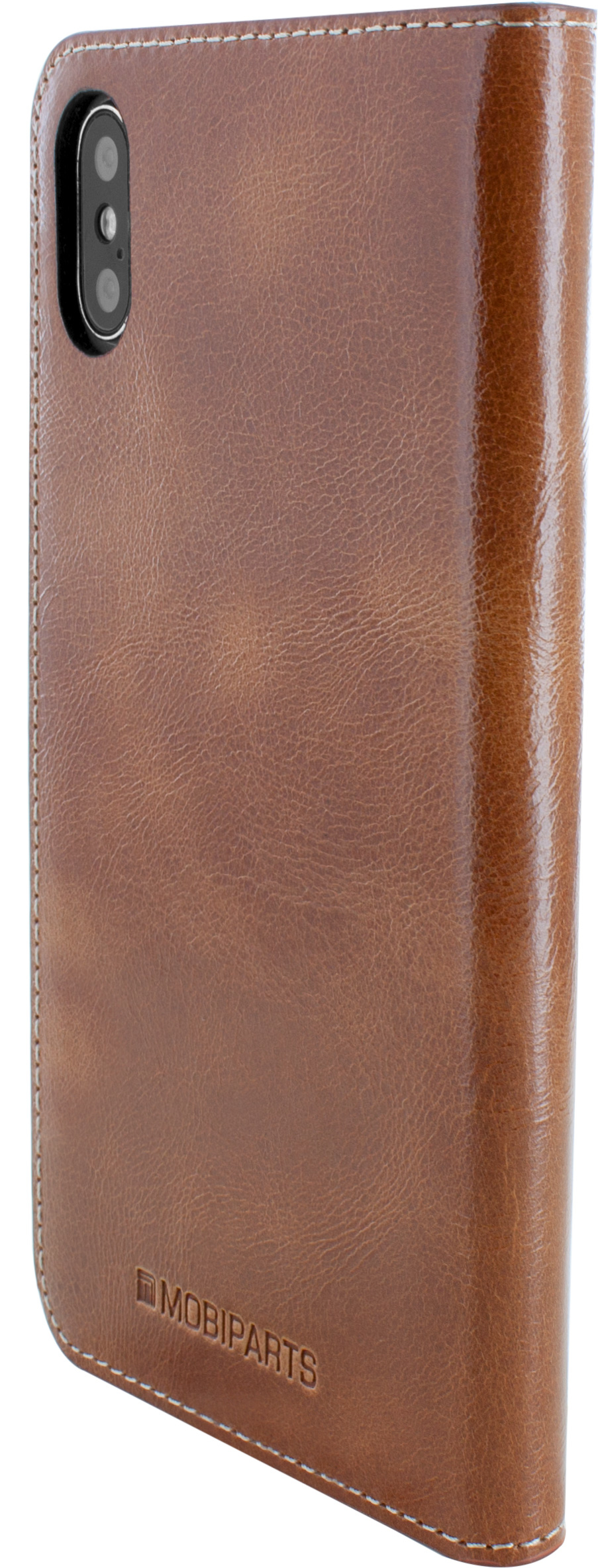 Mobiparts Excellent Wallet Case Apple iPhone X, iPhone XS Oaked Cognac – image 3