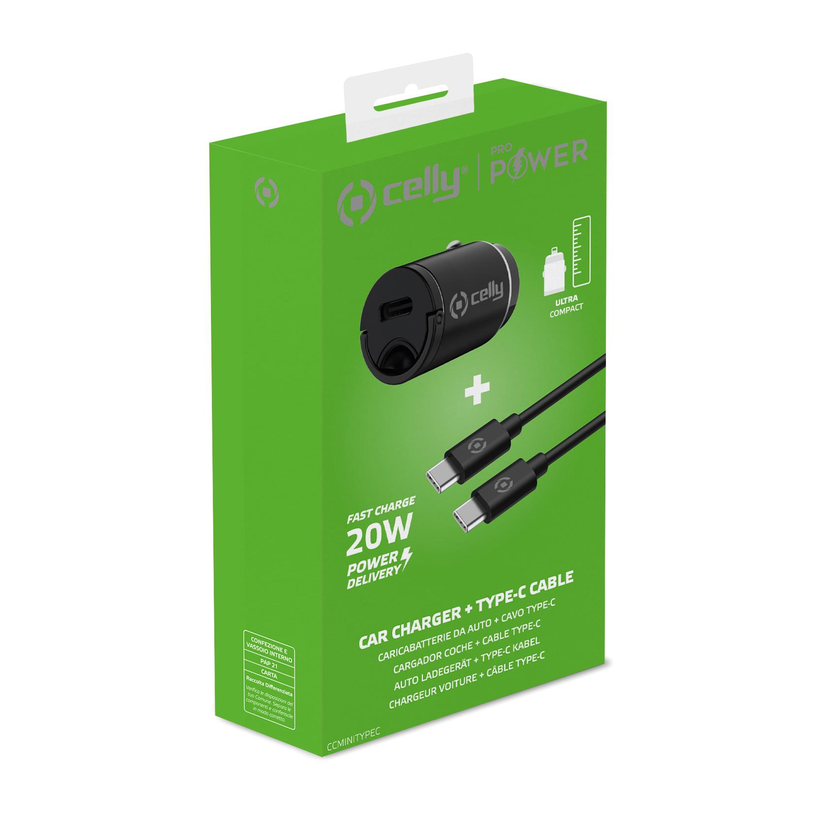 Celly CCMINITYPEC mobile device charger Smartphone, Tablet Black Cigar lighter Auto – image 5