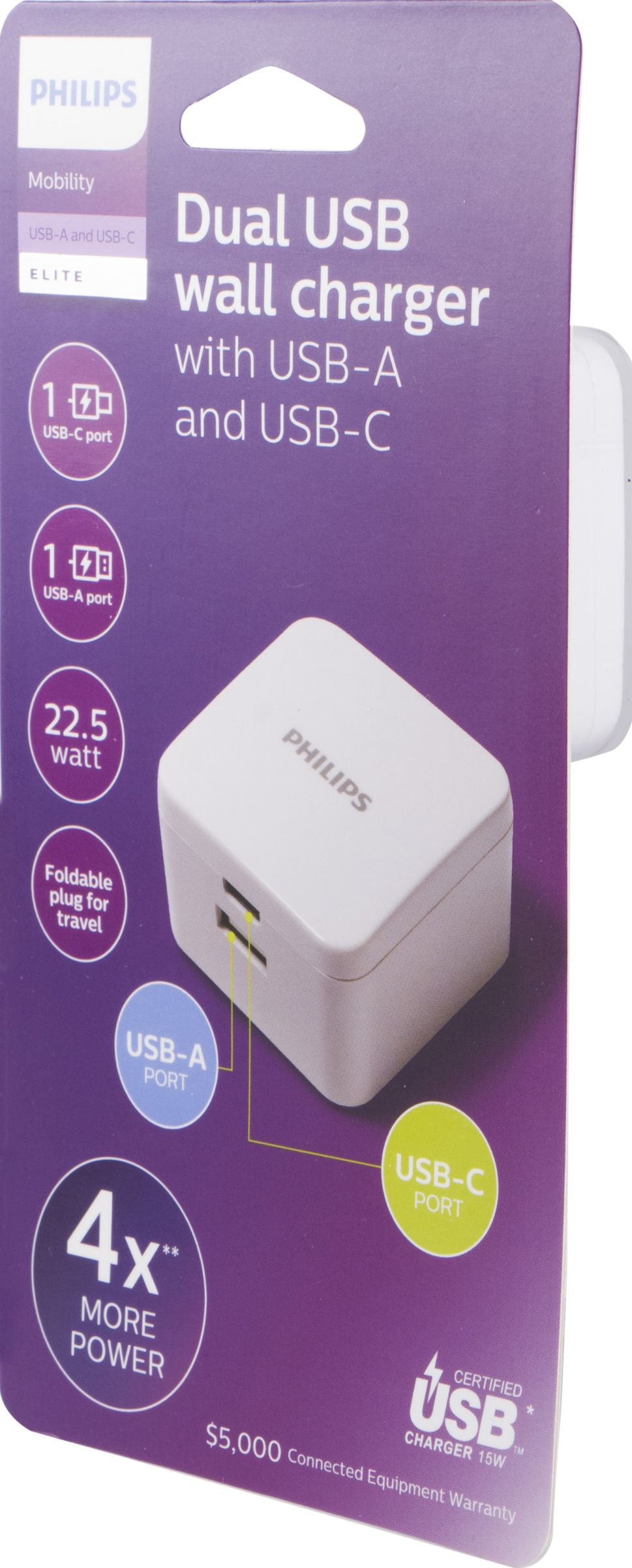 Philips DLP2507/37 mobile device charger Universal White AC Indoor – image 2