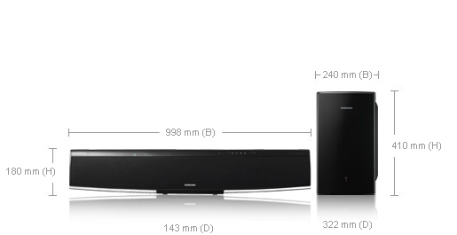 Samsung HT-X810R soundbar speaker 2.1 channels – image 2