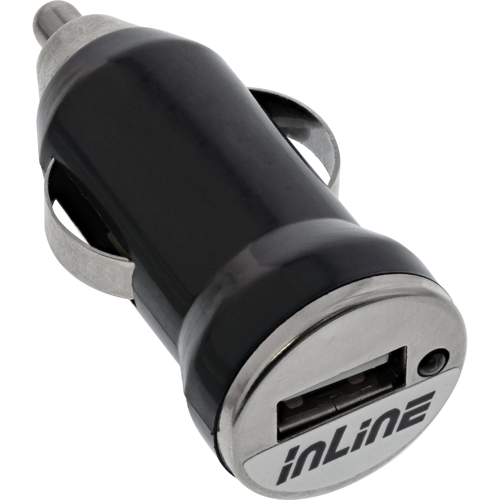 InLine USB Car Charger Power Adapter 12/24 VDC to – image 1