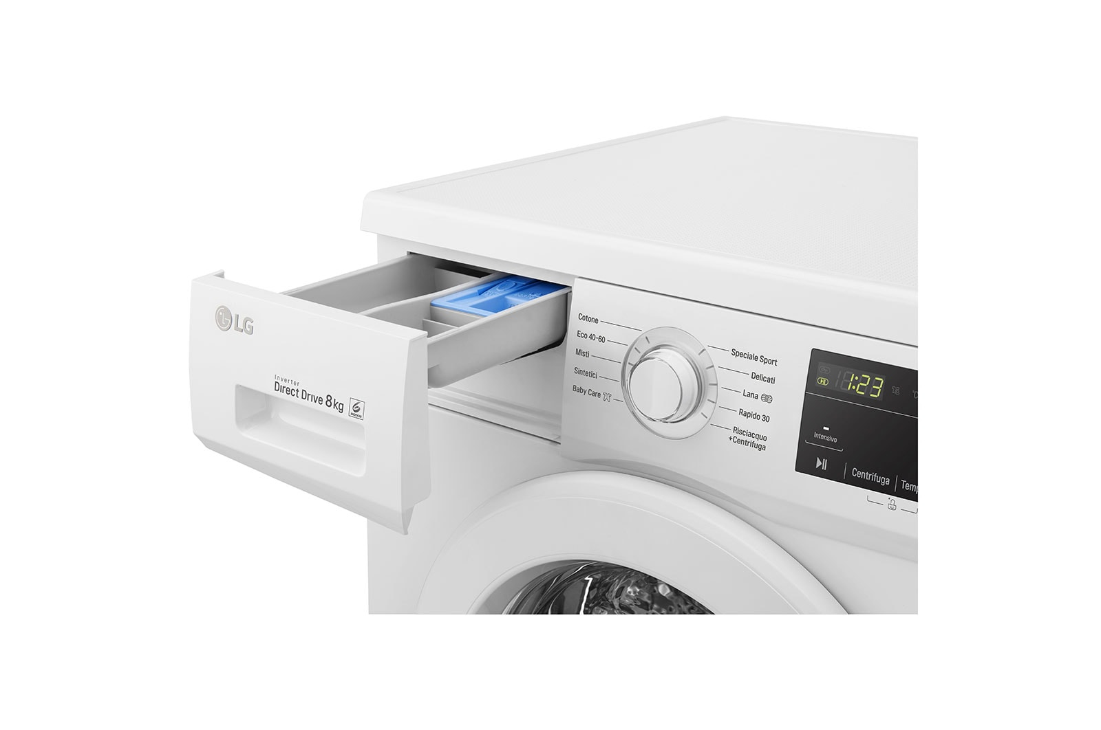 LG F4J3TN3WE washing machine Front-load – image 4
