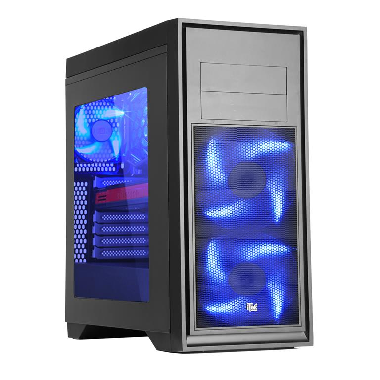 itek ITGCTI05 computer case Midi Tower Black – image 2