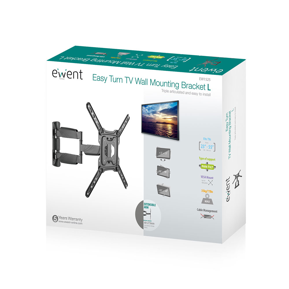 Ewent EW1525 139.7 cm (55") Black – image 2