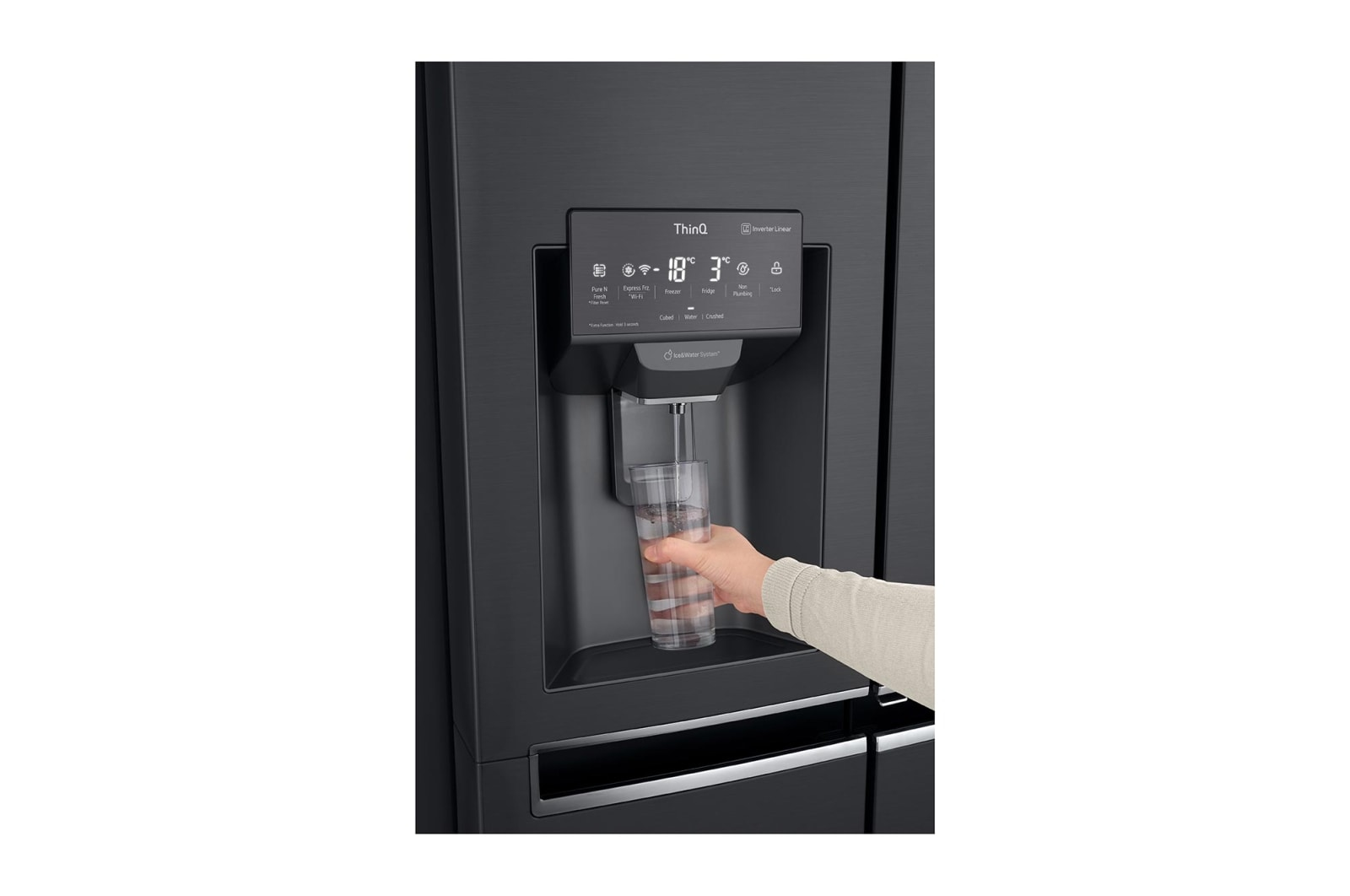 LG GSX961MCCE side-by-side refrigerator Freestanding – image 9