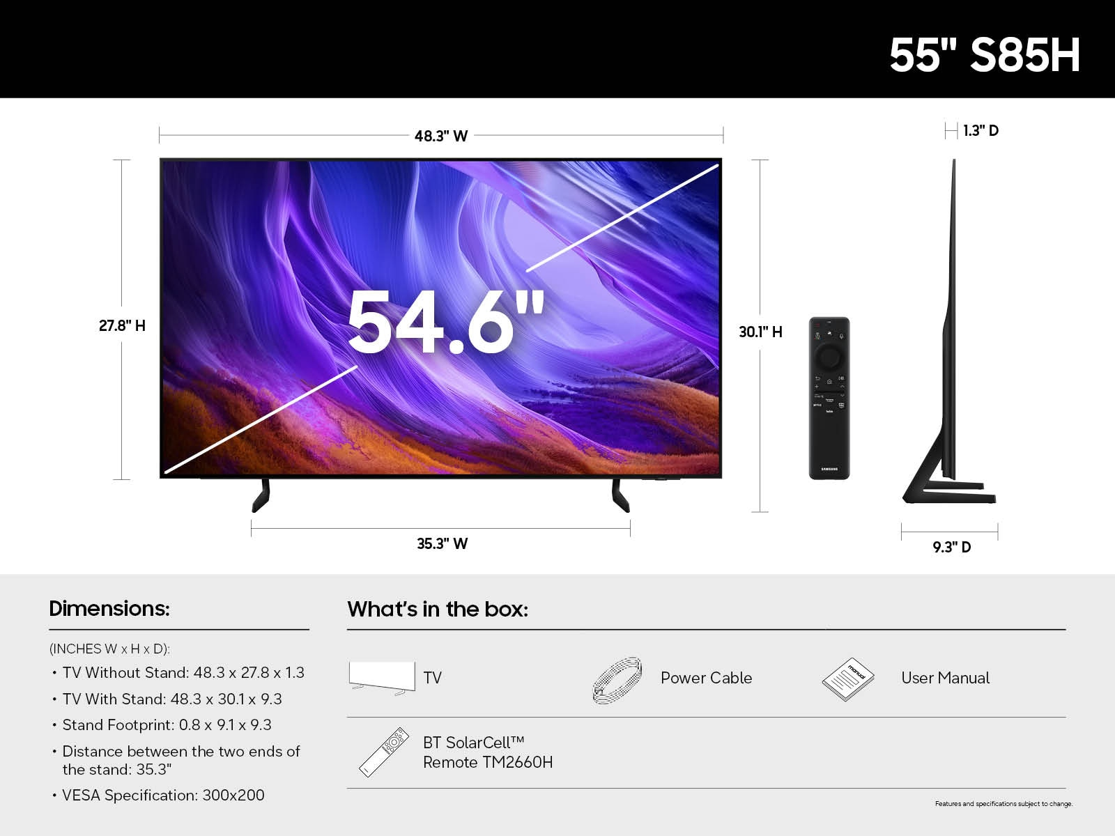 Samsung QN55S85HAEXZA TV – image 5
