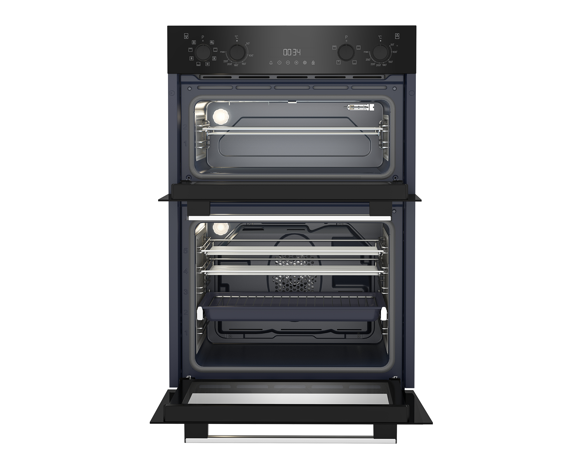 Grundig GEDM22300B 90cm Multi-Function Double Oven with Catalytic Liners – image 4
