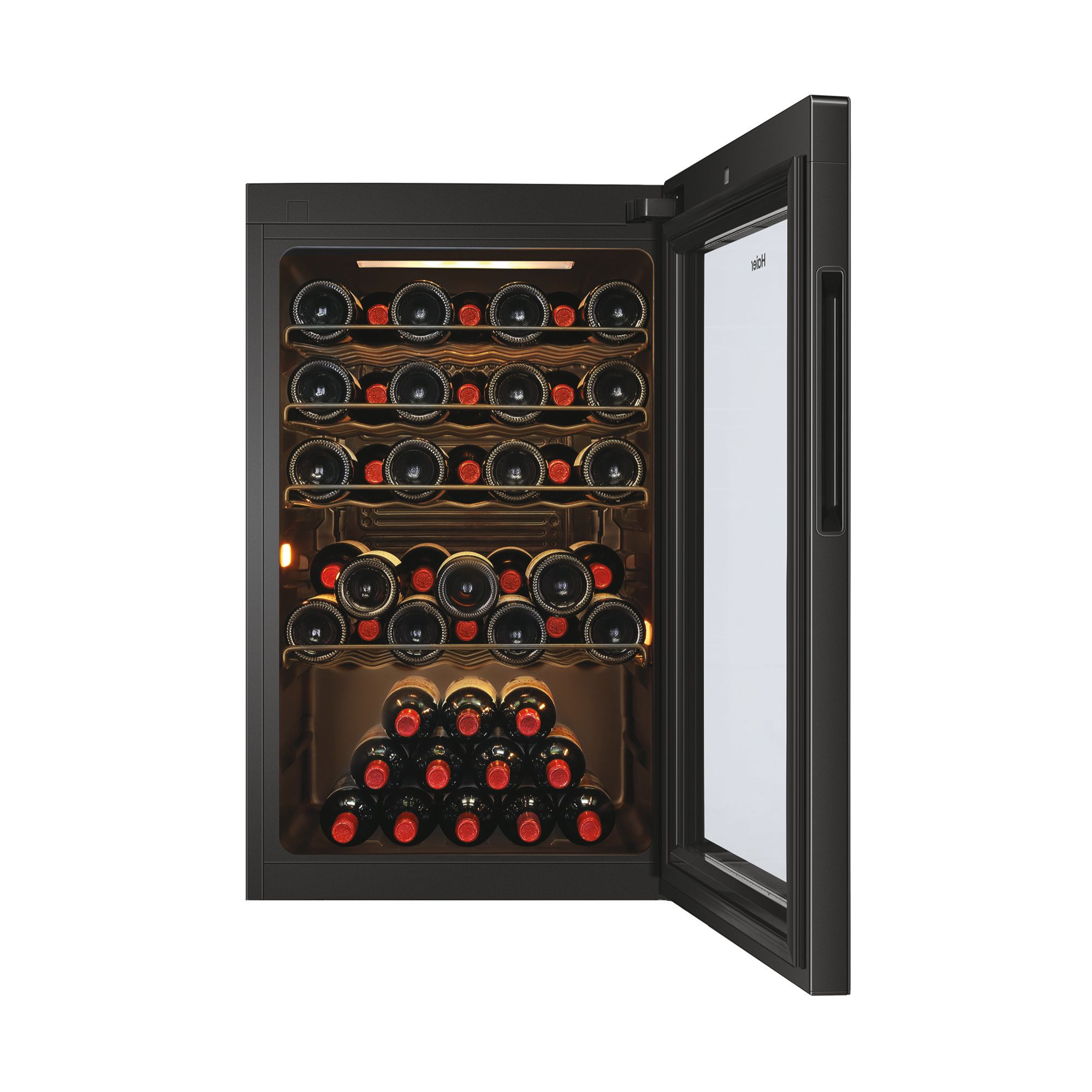 Haier Wine Bank 50 Series 3 HWS49GAE Compressor wine cooler Freestanding Black 49 bottle(s) – image 3