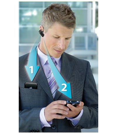 Cellularline BTMULTIPOINT4 headphones/headset Wireless Car Bluetooth Black – image 2