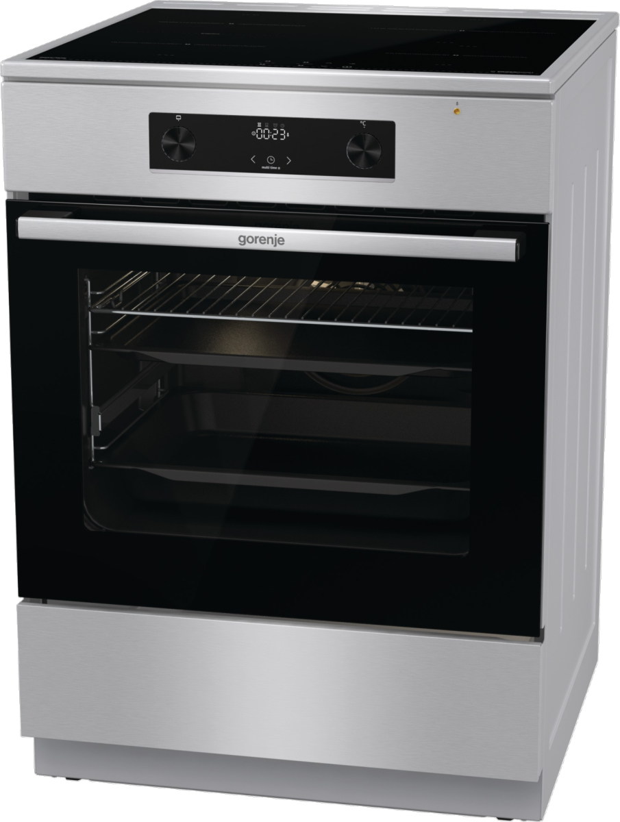 Gorenje GEIT6C60XPG Freestanding cooker Electric Zone induction hob Stainless steel – image 5