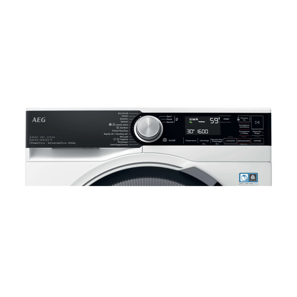 AEG LWR8T166YAB washer dryer Freestanding Front-load White – image 7