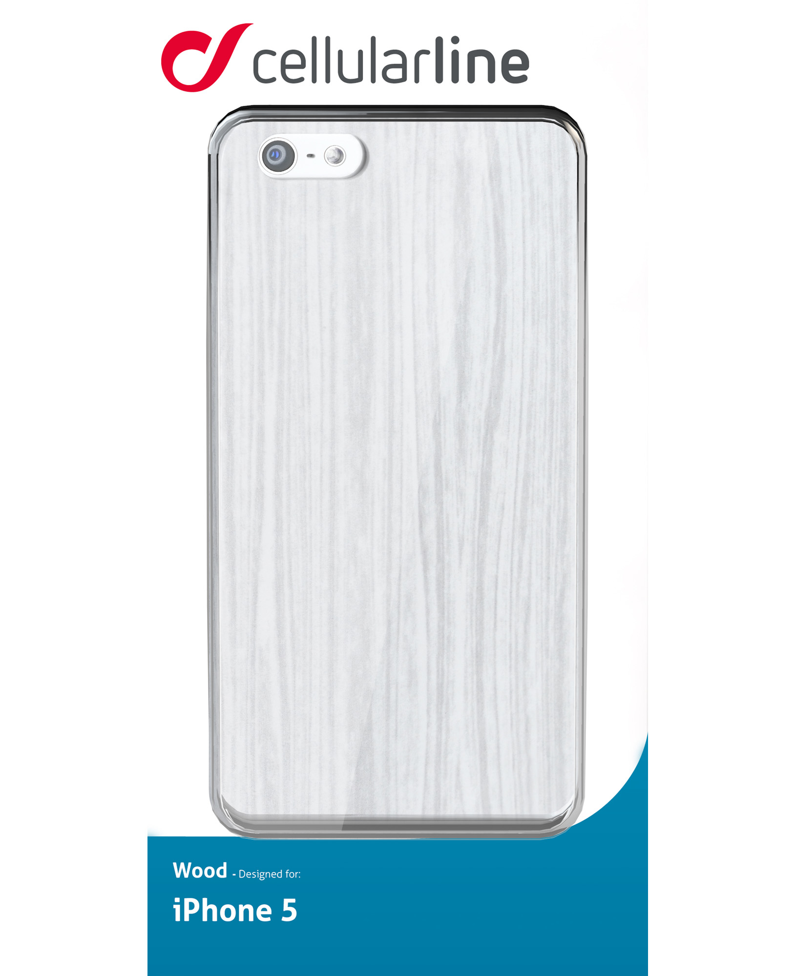 Cellularline Wood - iPhone 5S/5 - Beige – image 2