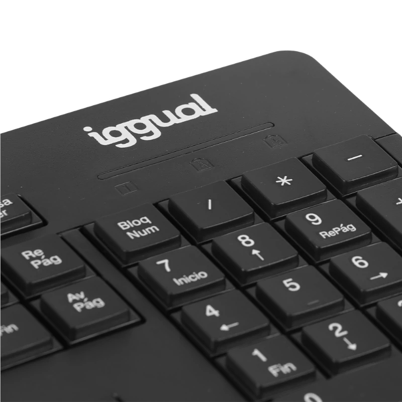 iggual WMK-BUSINESS2 keyboard Mouse included Office RF Wireless QWERTY Spanish Black – image 3