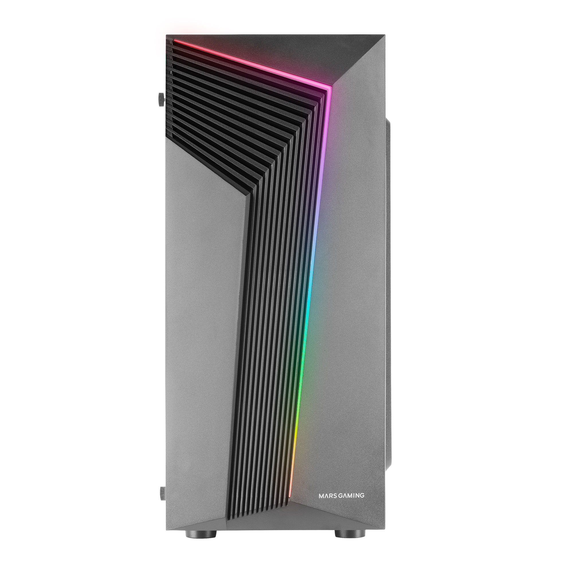 Mars Gaming MC-X7 Black PC Gaming ATX Case ARGB Front – image 2
