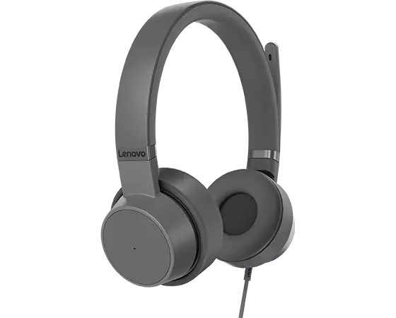 Lenovo GXD1C99243 headphones/headset Wired Head-band Calls/Music USB Type-C Grey – image 2