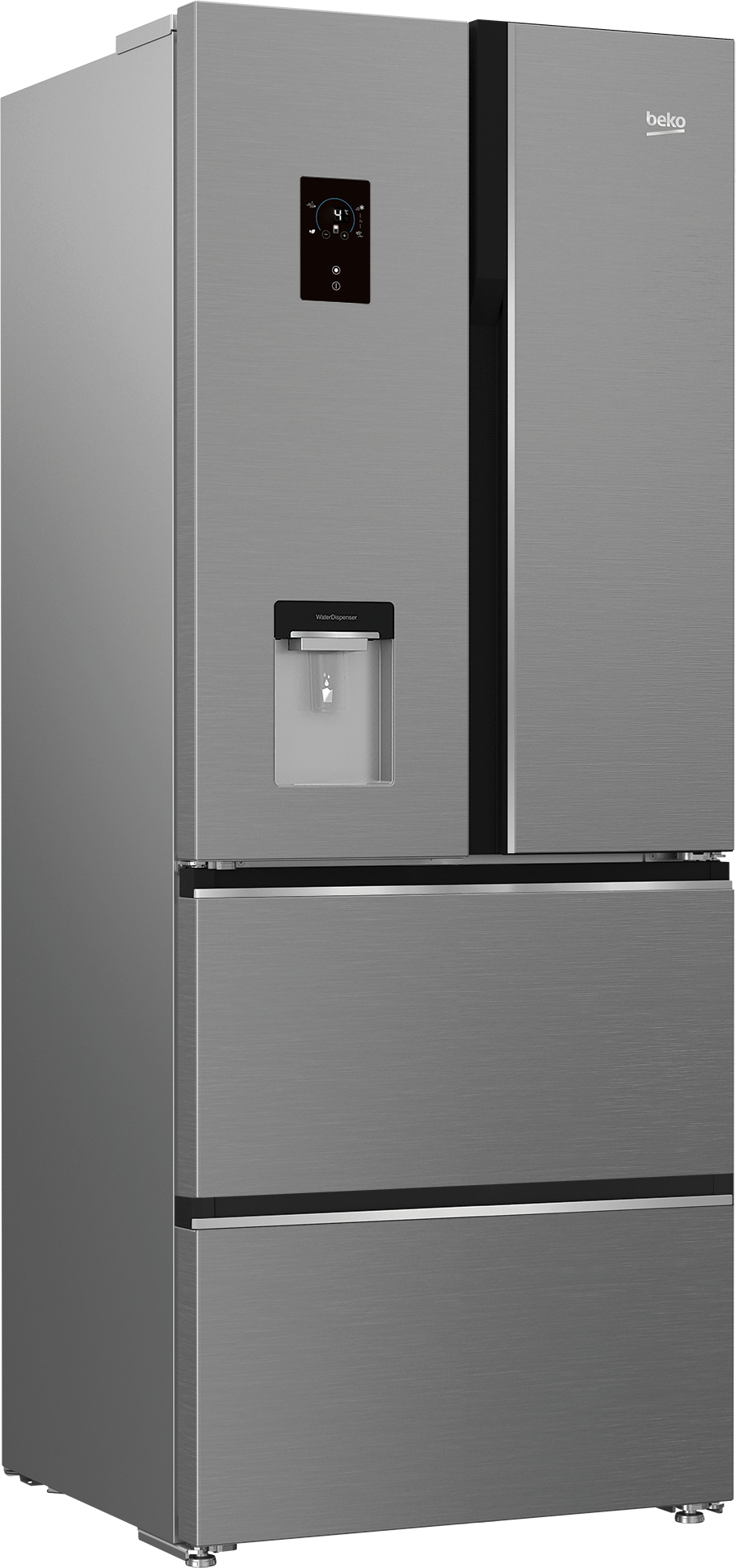 Beko GNE490E30DZXP side-by-side refrigerator Freestanding – image 2