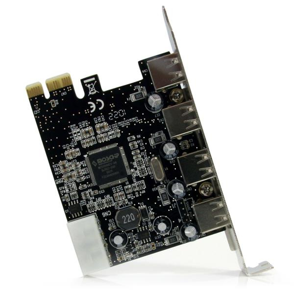StarTech.com 4 Independent Port PCI Express USB 2.0 Adapter Card – image 2