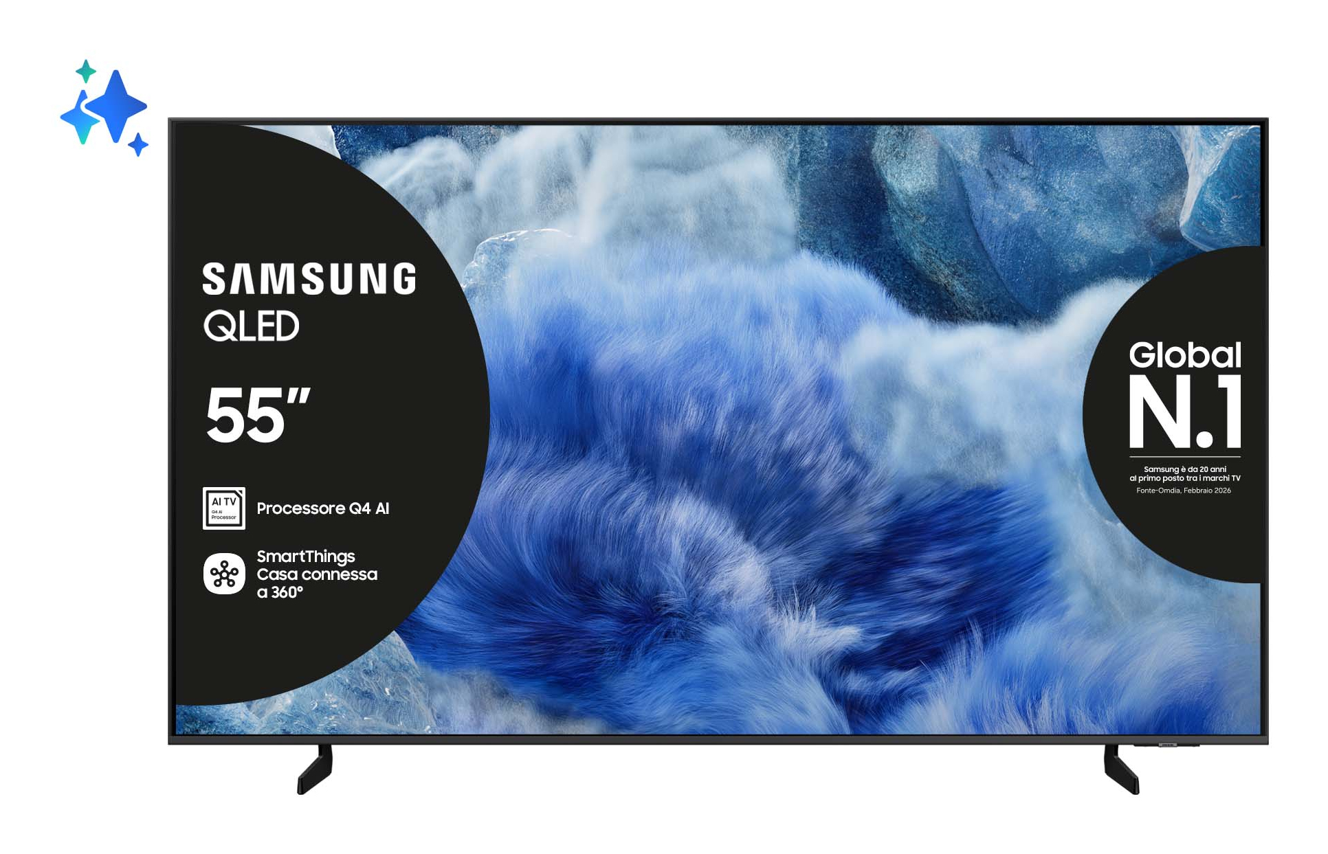 Samsung QE55Q8FAAUXZT TV 139,7 cm (55 ) 4K Ultra HD Smart TV Wifi Gris — photo 1