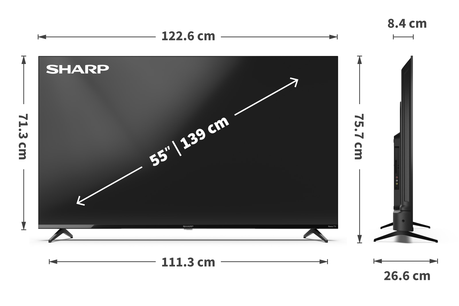 Sharp 55GJ4725K TV – image 8