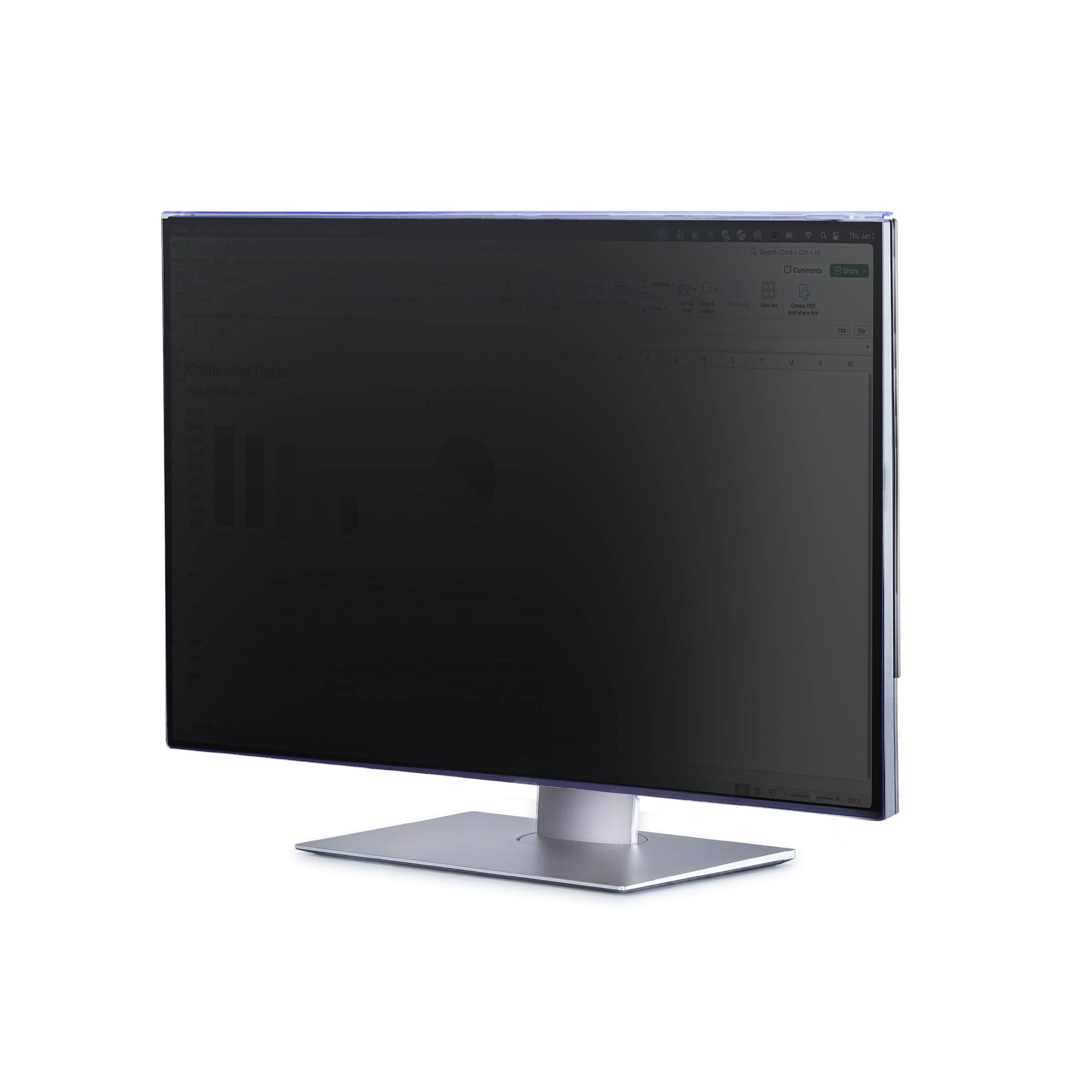 StarTech.com - Display privacy filter - 2-way - removable - plug-in - 32" - black - TAA Compliant