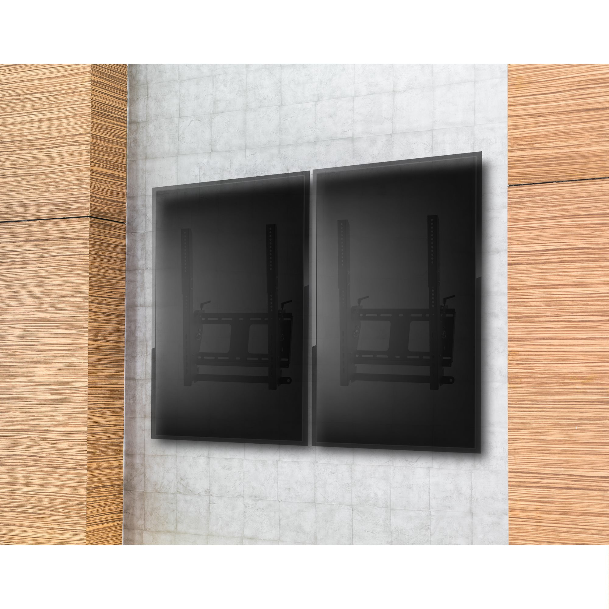 StarTech.com Portrait/Vertical TV Wall Mount - Heavy Duty TV Wall Mount - 40-55" VESA Display (110lb/50kg)- Tilting Low Profile Television Digital Signage Mount – image 6