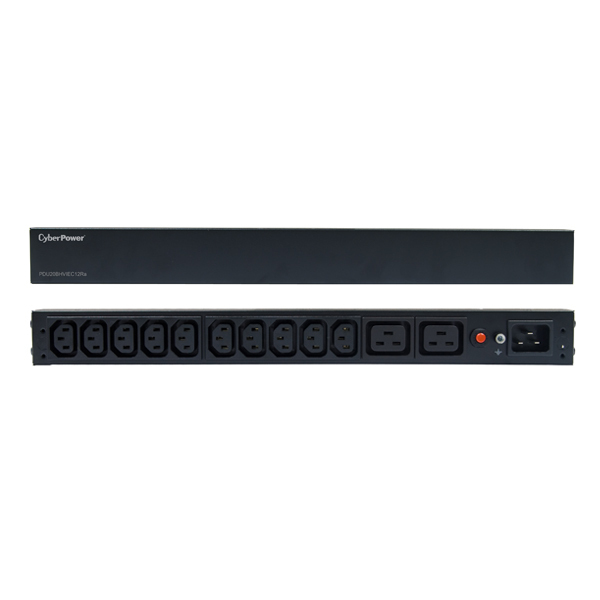 CyberPower PDU20BHVIEC12RA power distribution unit (PDU) 12 AC outlet(s) 1U Black – image 2