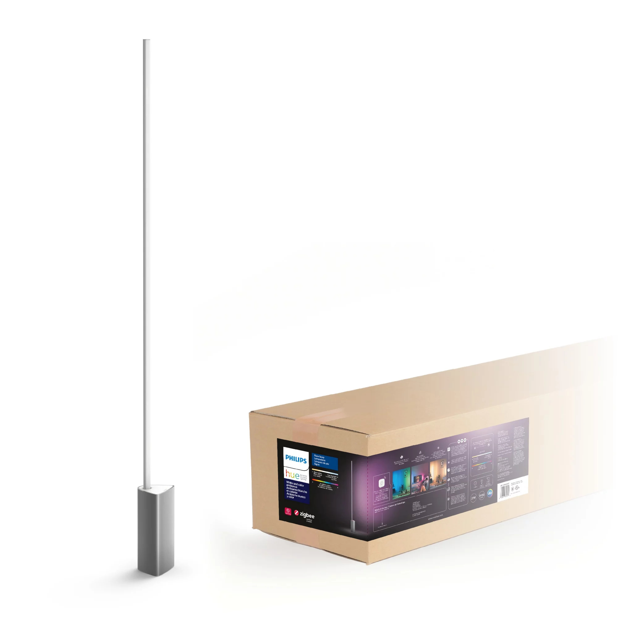 Philips by Signify Philips Hue White and colour ambience 4080248U7 Smart pedestal/post lighting Bluetooth/Zigbee – image 1