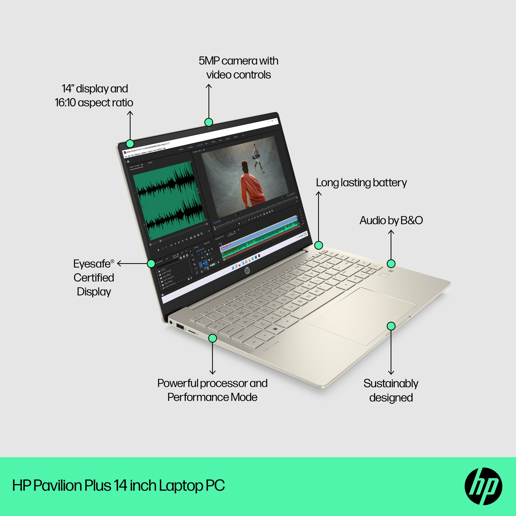 HP Pavilion Plus 14-eh0000na Intel® Core™ i7 i7-1255U Laptop – image 7