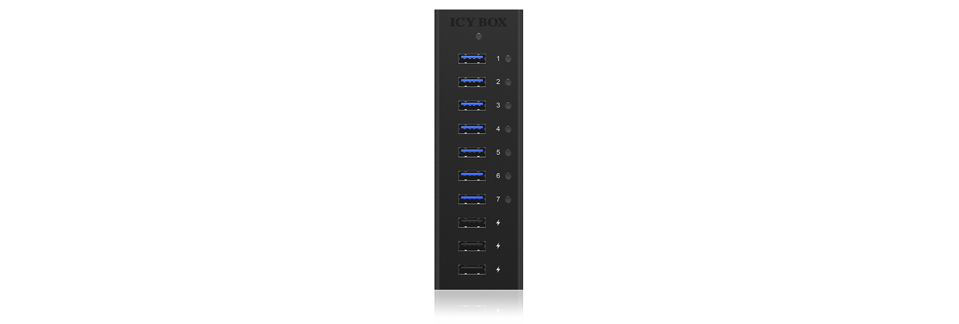 ICY BOX IB-AC6703 USB 3.2 Gen 1 (3.1 Gen 1) Type-B 5000 Mbit/s Black – image 3