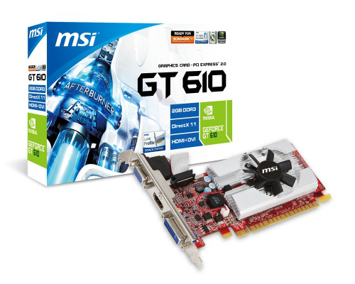 MSI N610GT-MD2GD3/LP graphics card NVIDIA GeForce GT 610 – image 5