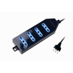 Nilox 07NXSM4P00002 power distribution unit (PDU) Black