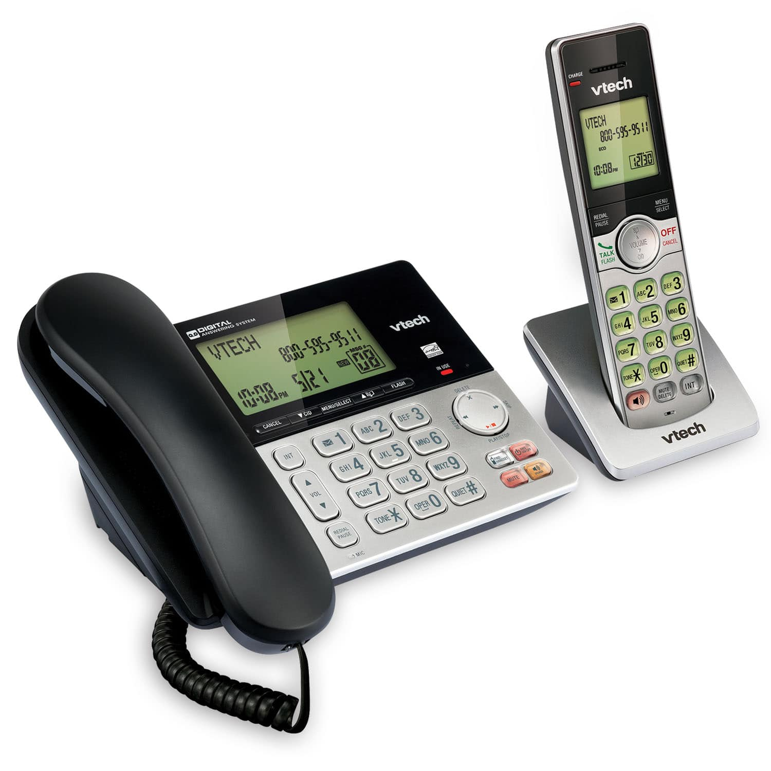 VTech CS6949 telephone handset DECT telephone handset Caller ID Silver, Black – image 3