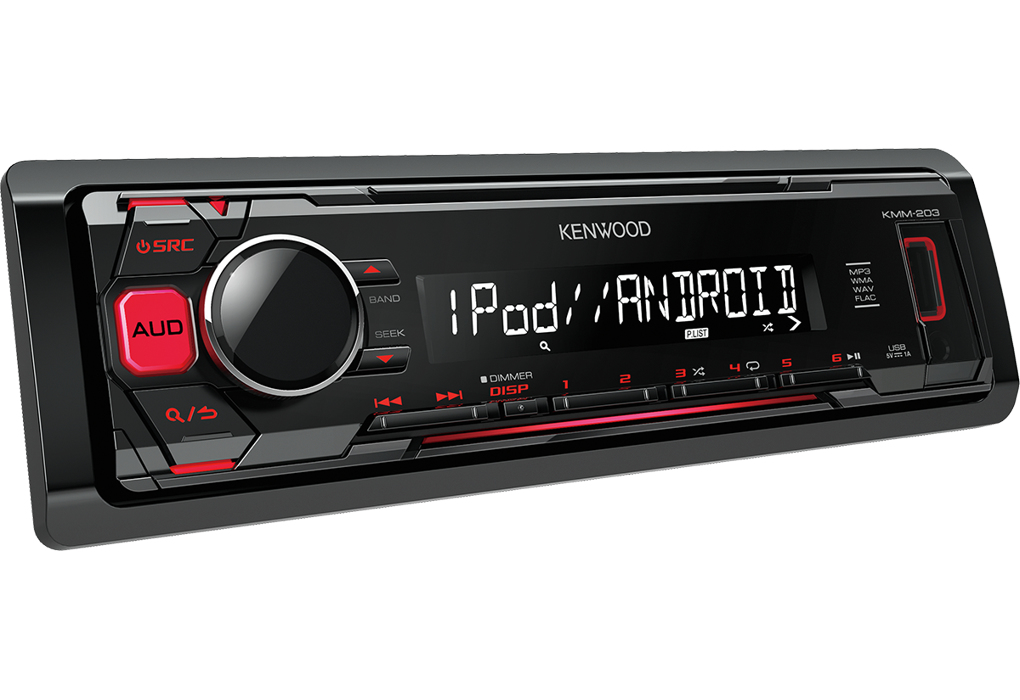 Kenwood KMM-203 car media receiver Black – image 2