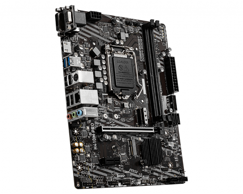 MSI H410M-PRO motherboard Intel H410 LGA 1200 (Socket H5) micro ATX – image 4