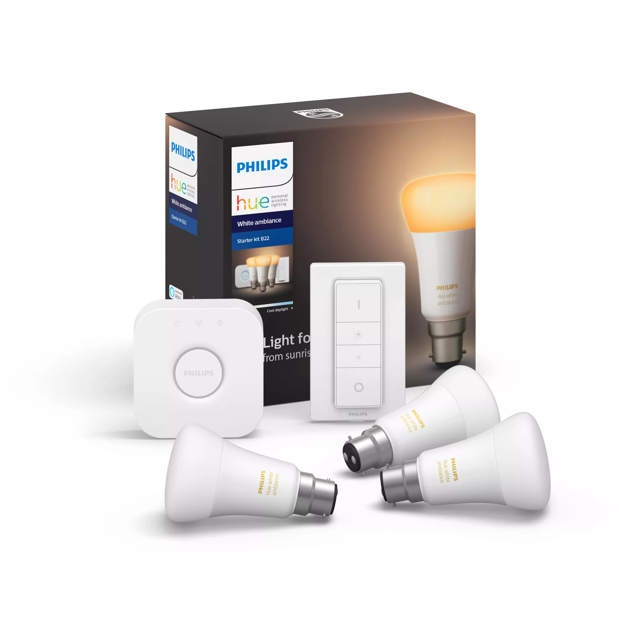 Philips by Signify Philips Hue White ambience 8718699700546 smart lighting Smart lighting kit Bluetooth/Zigbee
