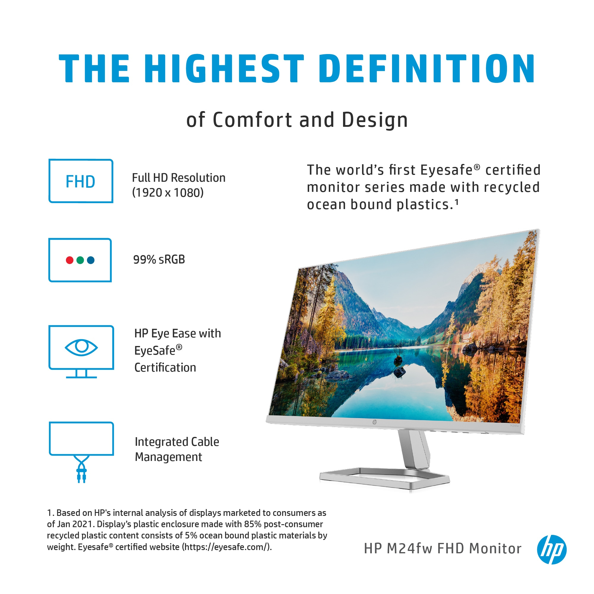 HP M24fw computer monitor – image 9
