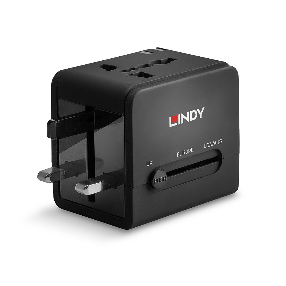 Lindy 2 Port USB Type A Smart Travel Charger – image 2