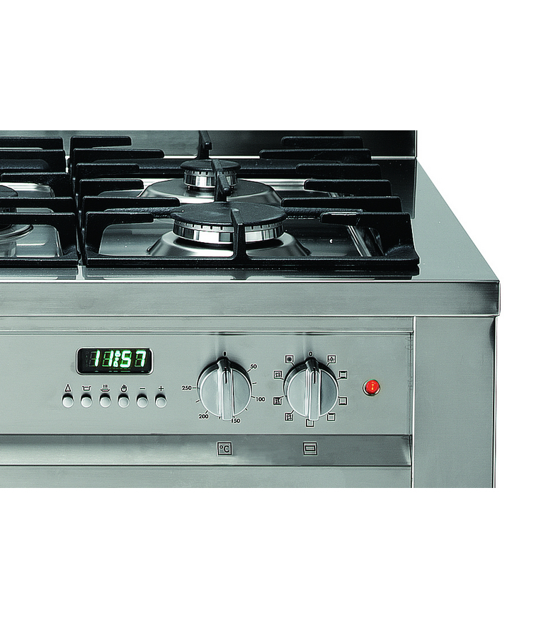 Hotpoint EG900XS cooker Freestanding cooker Electric Gas Stainless steel – image 4
