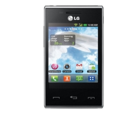 LG T580 8.13 cm (3.2") 101 g Silver Feature phone – image 2