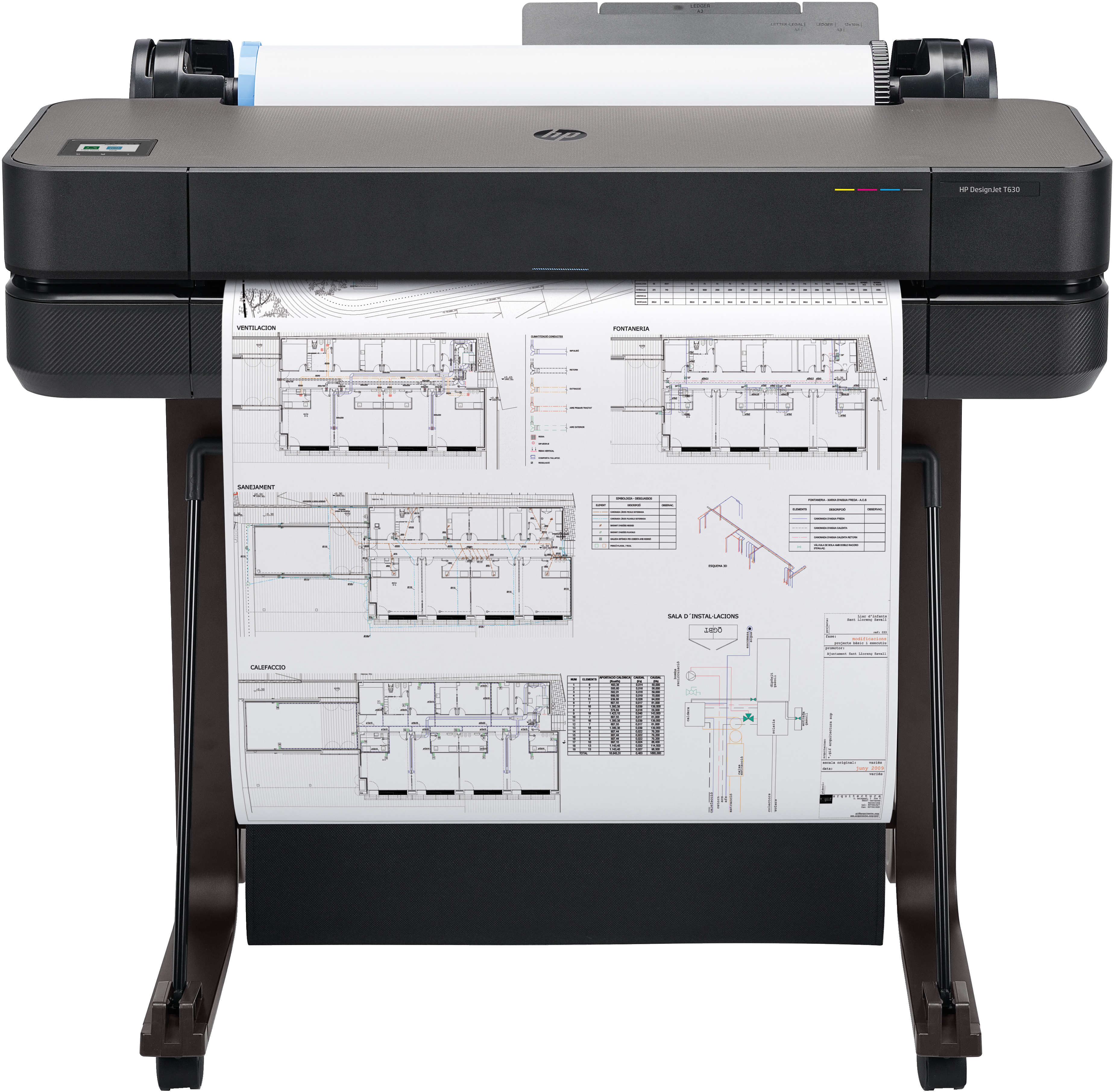 HP Designjet T630 24 tum skrivare