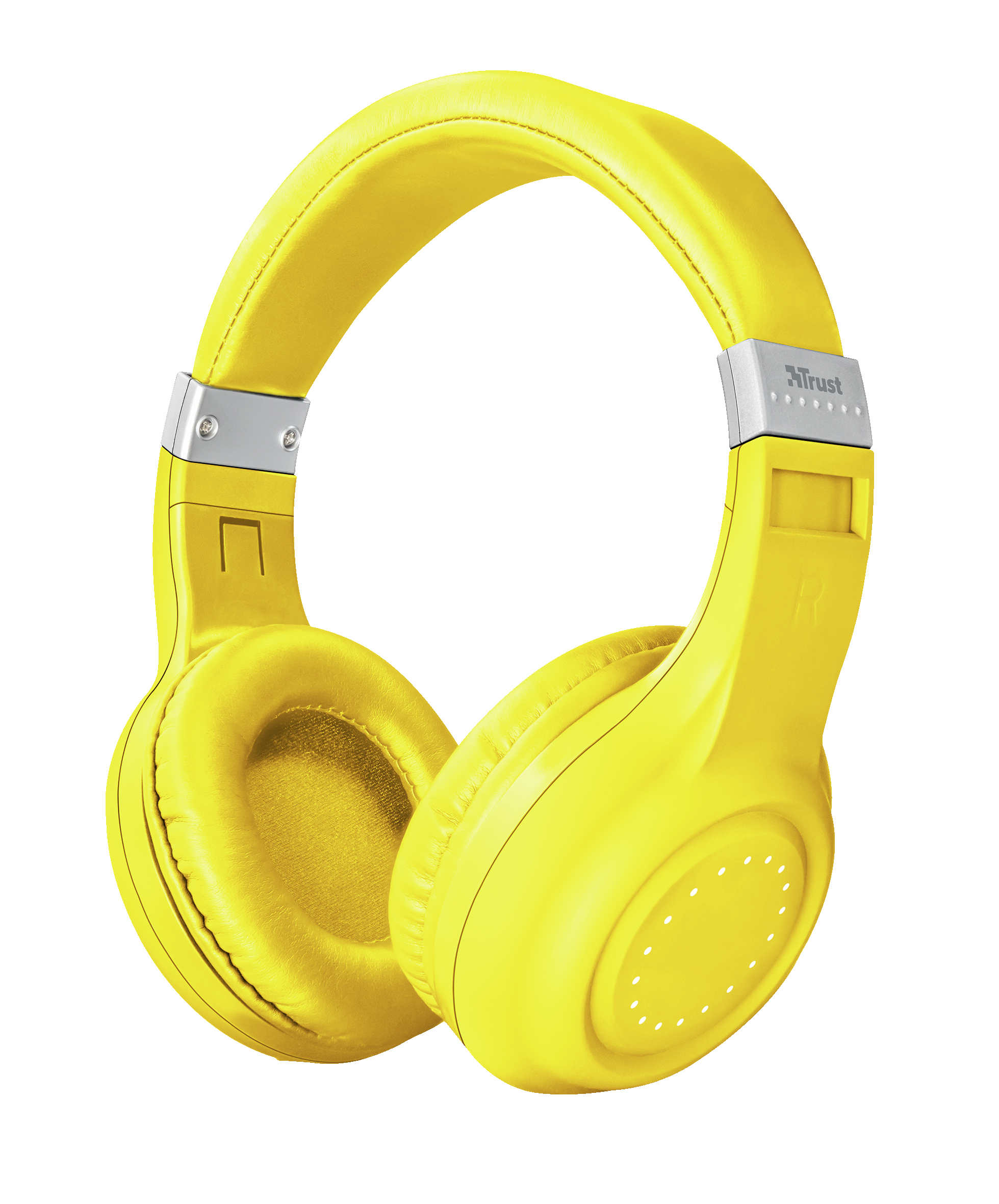 Trust Dura Headset Wired & Wireless Head-band Calls/Music Micro-USB Bluetooth Yellow – image 1