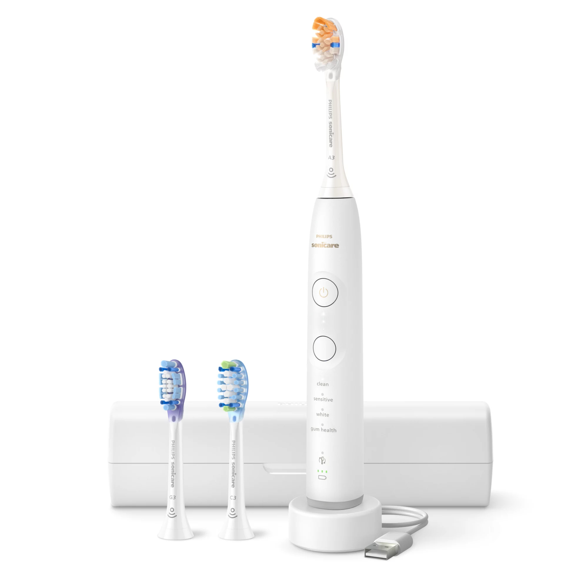 Philips HX7428/04 electric toothbrush Adult Sonic toothbrush White – image 1