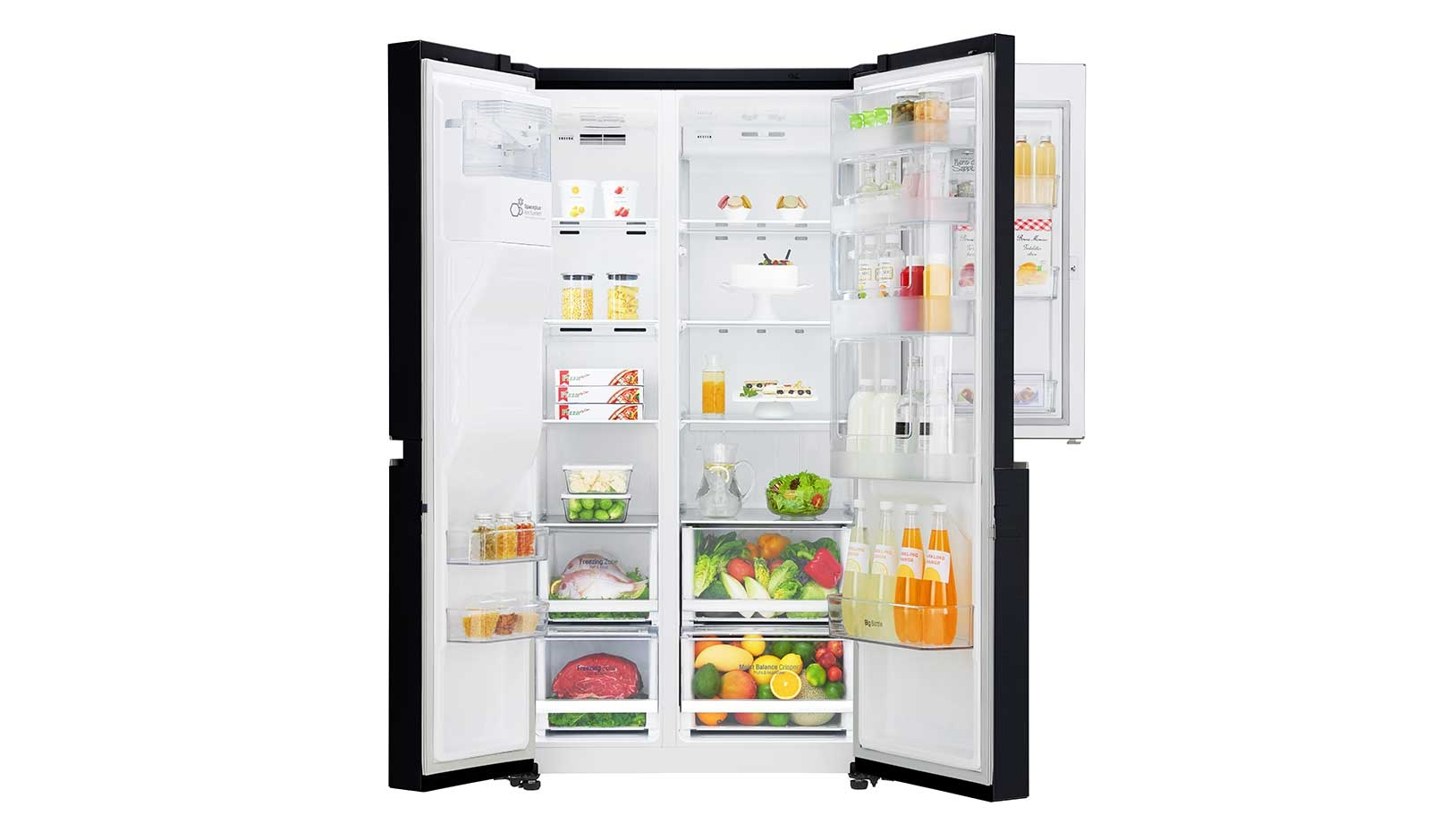 LG GSJ760WBXV side-by-side refrigerator Freestanding – image 2