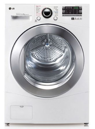 LG RC8041WHS washer dryer Freestanding Front-load White
