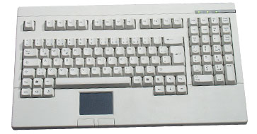 KeySonic ACK-730W keyboard PS/2 QWERTZ White