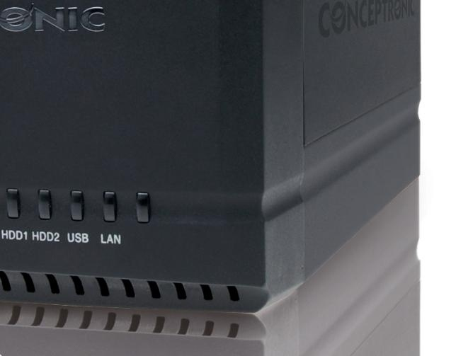 Conceptronic 2 Bay Media NAS Hard Disk 3.5", 1TB – image 5