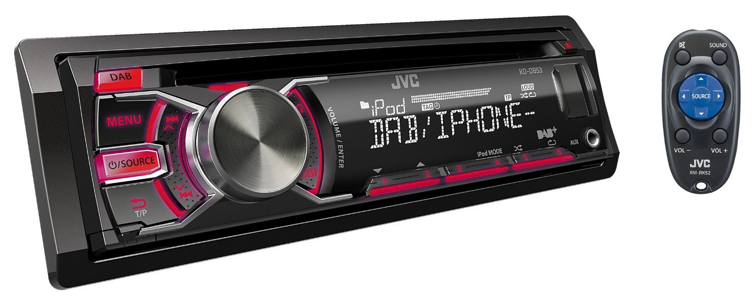 JVC KD-DB95ATE car media receiver Black – image 3