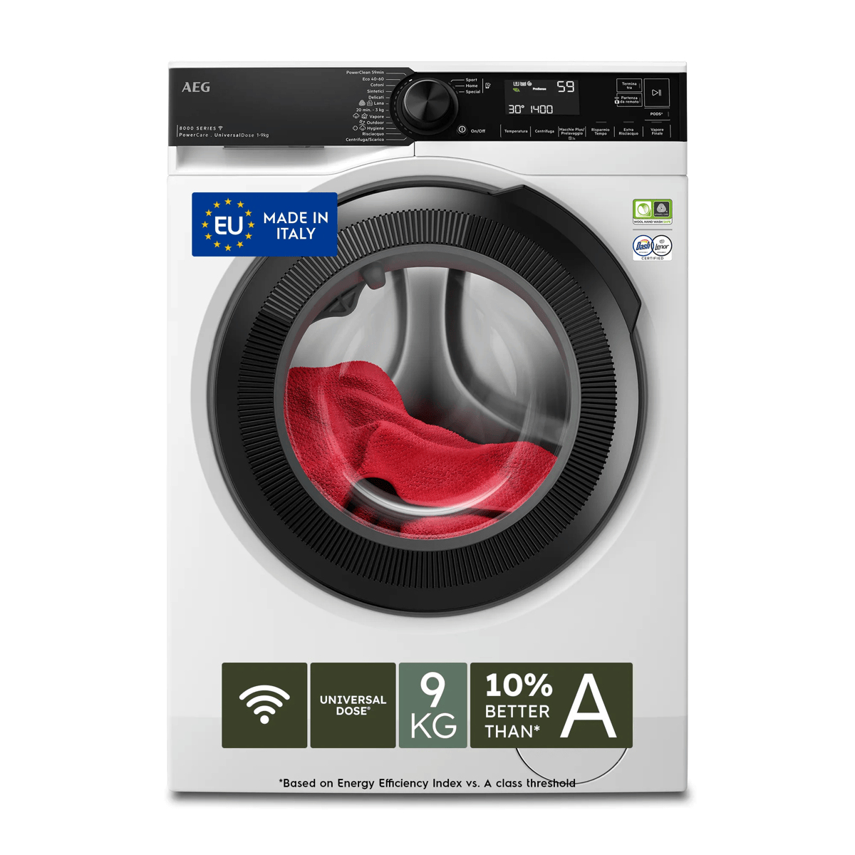 AEG LR8H94CBY washing machine Front-load – image 1