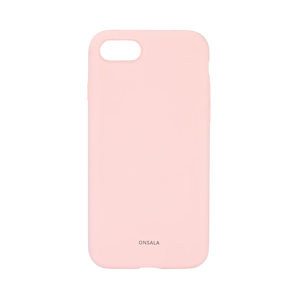 Onsala Phone Case Silicone Chalk Pink - iPhone 6/7/8/SE – image 1